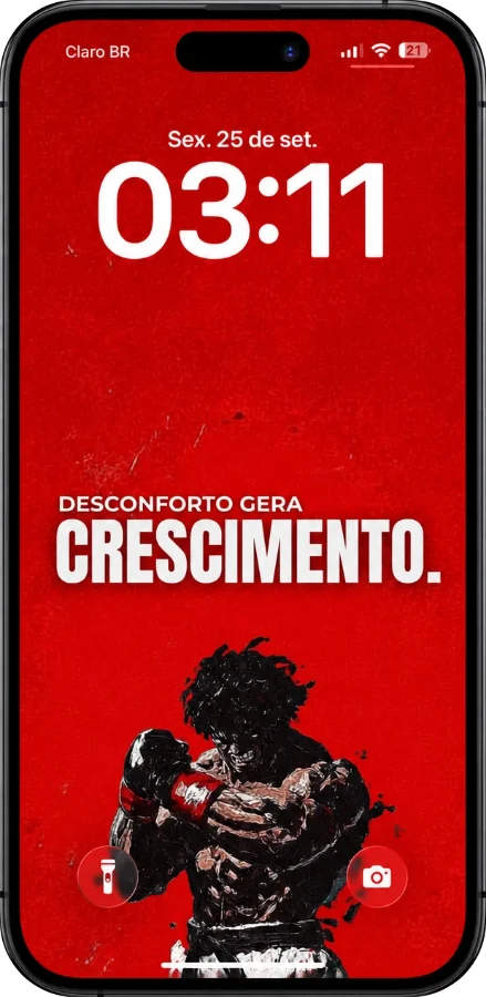 Wallpaper “Desconforto gera crescimento”