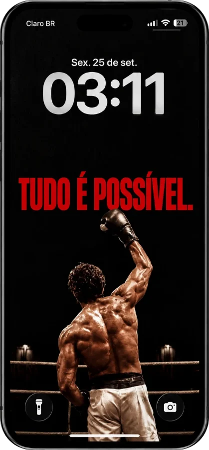 Wallpaper “Tudo é possível”