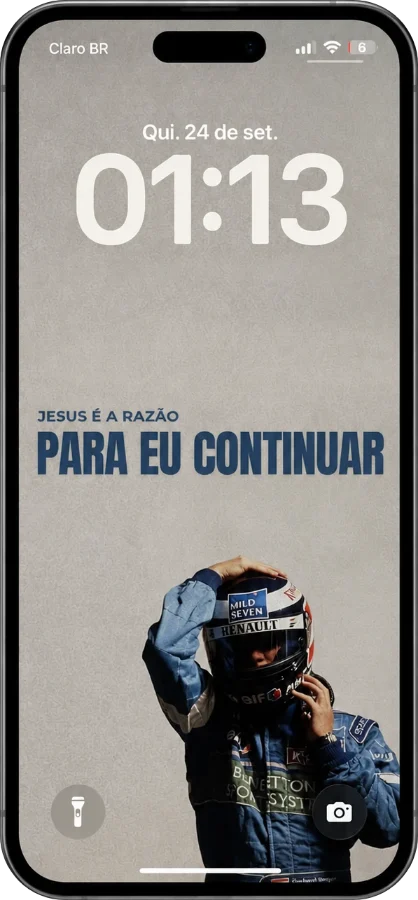 Wallpaper “Jesus é a razão para eu continuar”